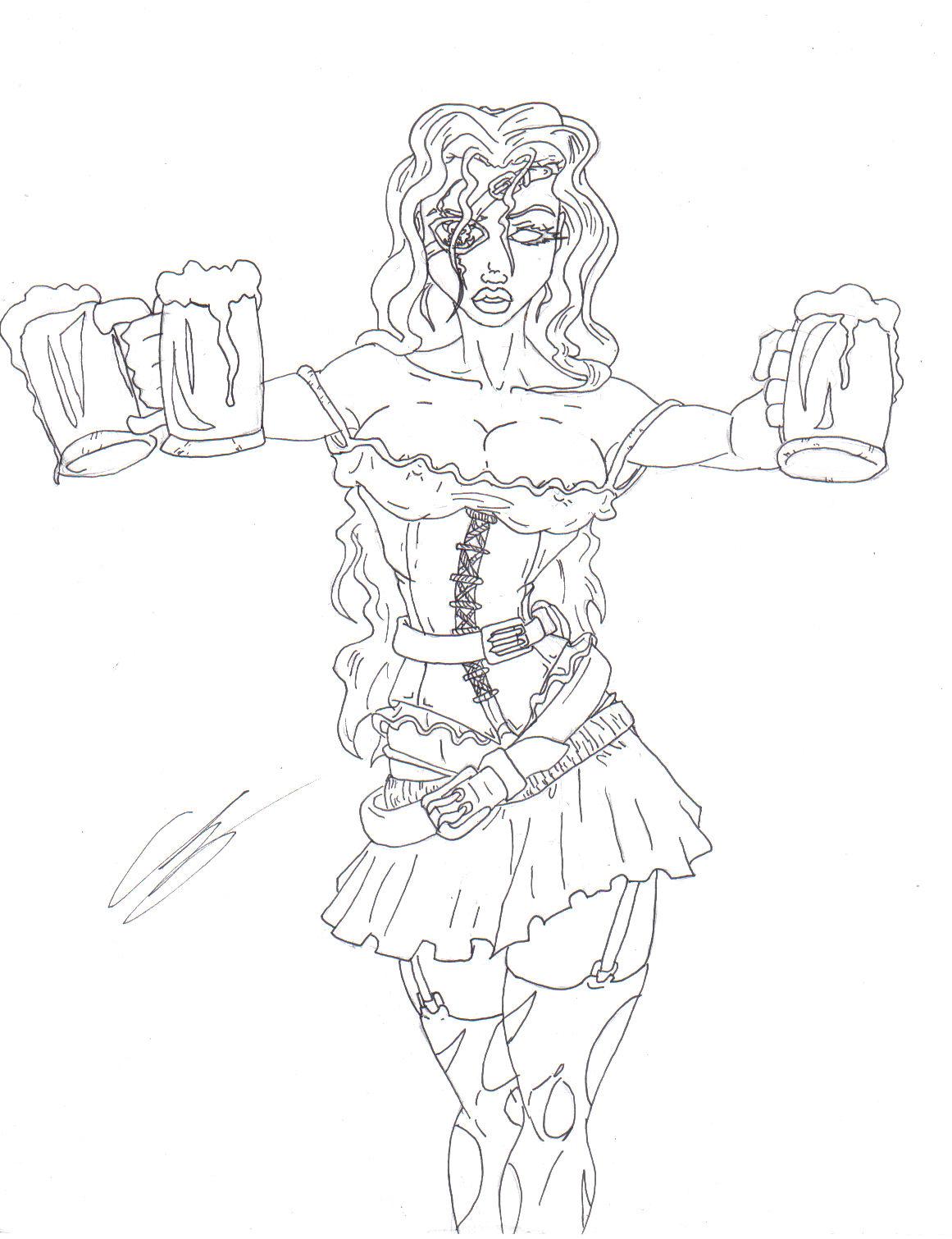 1161x1510 The Wench By Sirvego On Newgrounds