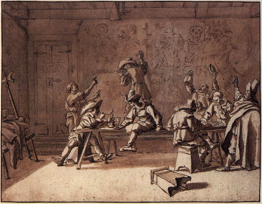 836x650 Filepieter Van Laer Bentvueghels In A Roman Tavern.jpg