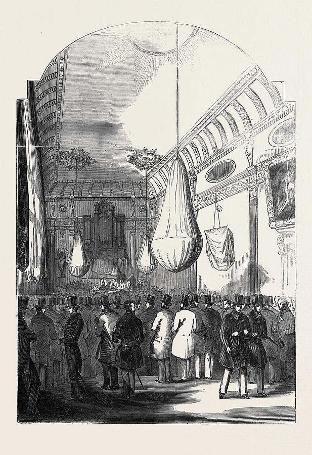 617x900 Great Meeting At The London Tavern Drawing By English School