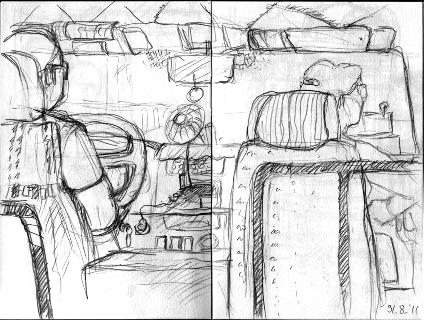 850x642 The Collective Taxi Of Istanbul Sketching Istanbul