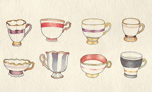 500x304 Collection Of Teacup Tumblr Drawing High Quality, Free