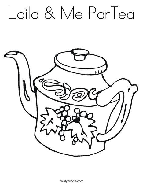 468x605 Teapot Coloring Pages That You Can Customize And Print For Free