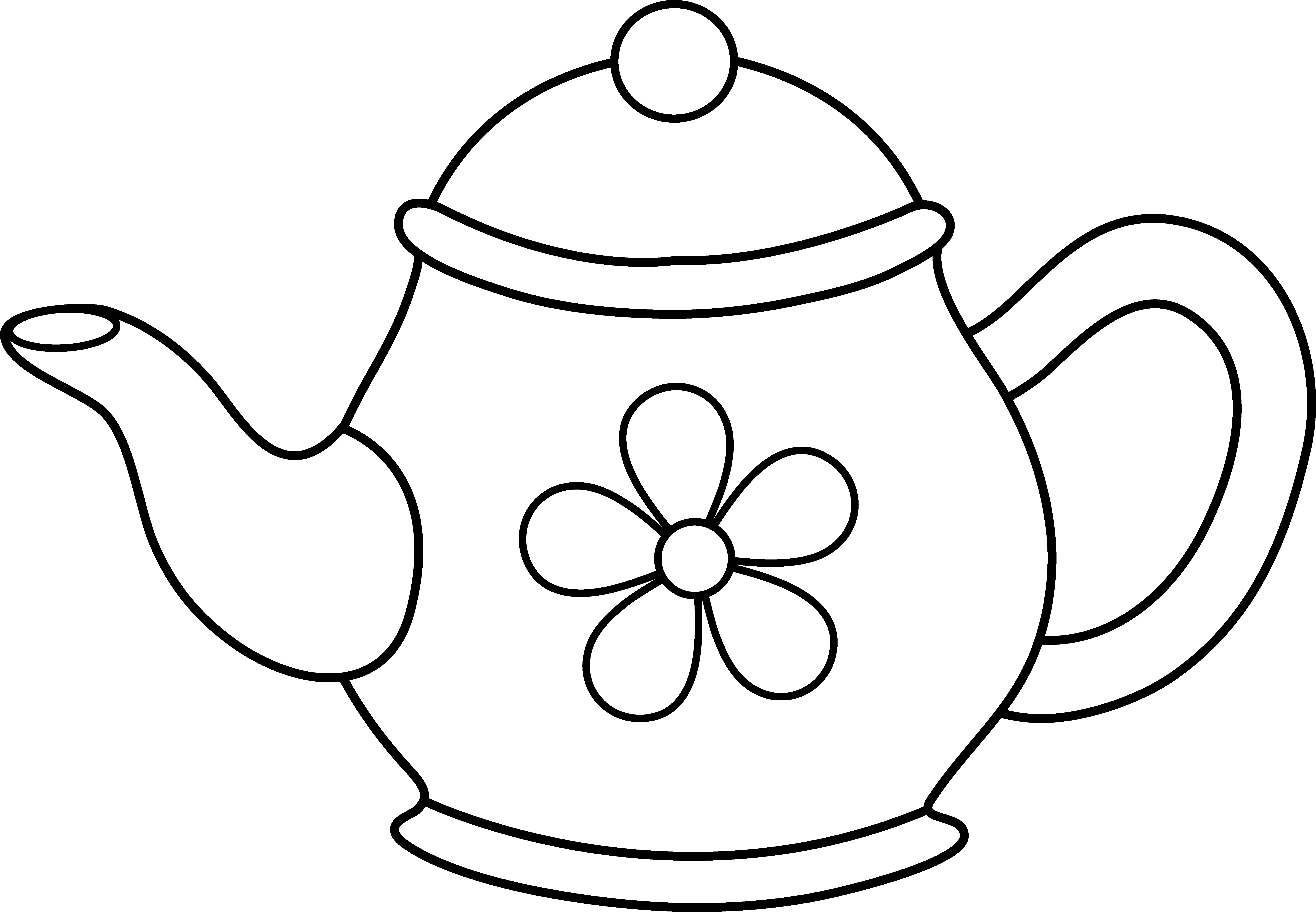 7399x5125 Teapot Clipart Clip Art ~ Frames ~ Illustrations ~ Hd Images