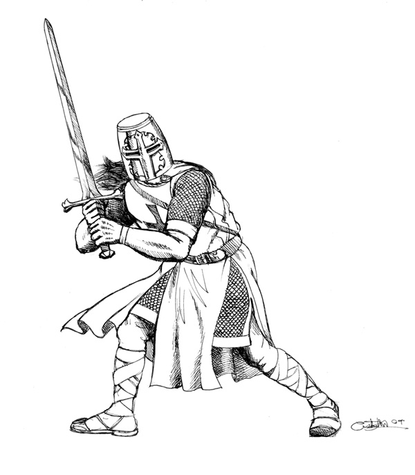 600x687 Templar Templario By Waal74