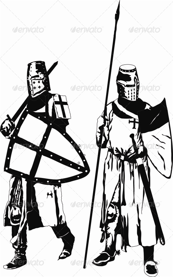 590x942 Two Knights Templars By Copceaclg Graphicriver
