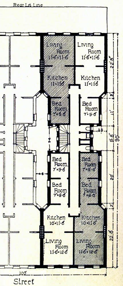 430x997 Tenement Floor Plan Interestingly We Are Coming Back Around