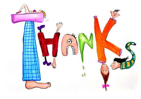 550x389 Drawing To Thank Everyone