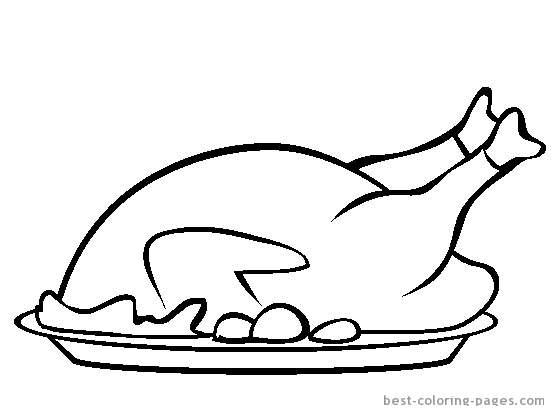 554x416 Turkey Dinner Drawing At Getdrawings Com Free For Personal Use
