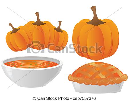 450x351 Thanksgiving Dinner. Pumpkin Pie And Soup.