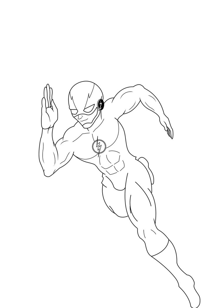 762x1048 The Flash Running