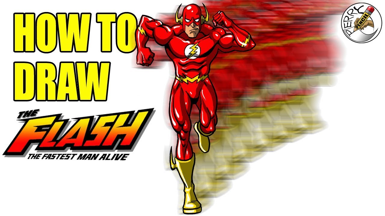 1280x720 How To Draw The Flash Running