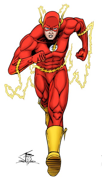 342x600 Illmosis Art Flash (Barry Allen) Running Forward