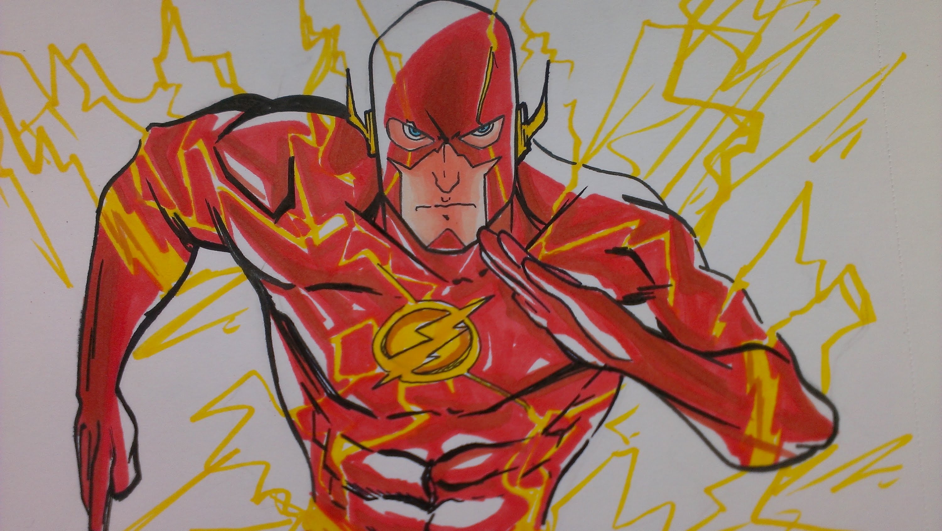 3000x1691 Prismacolor Speed Draw The Flash