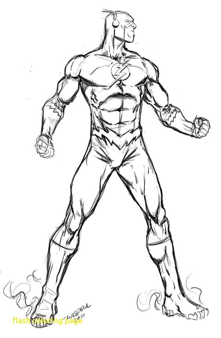 722x1106 Flash Coloring Page With The Flash Running Coloring Pages