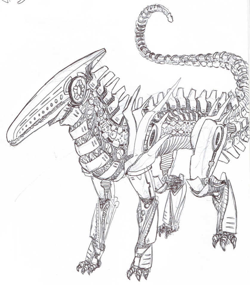 838x953 Robot Dog Thing By Robot Drawing Club