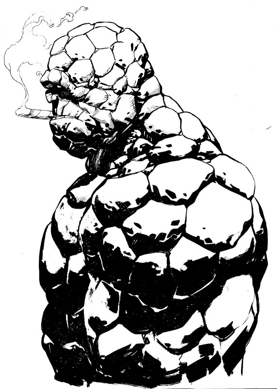 571x800 The Thing By Misterhardtimes