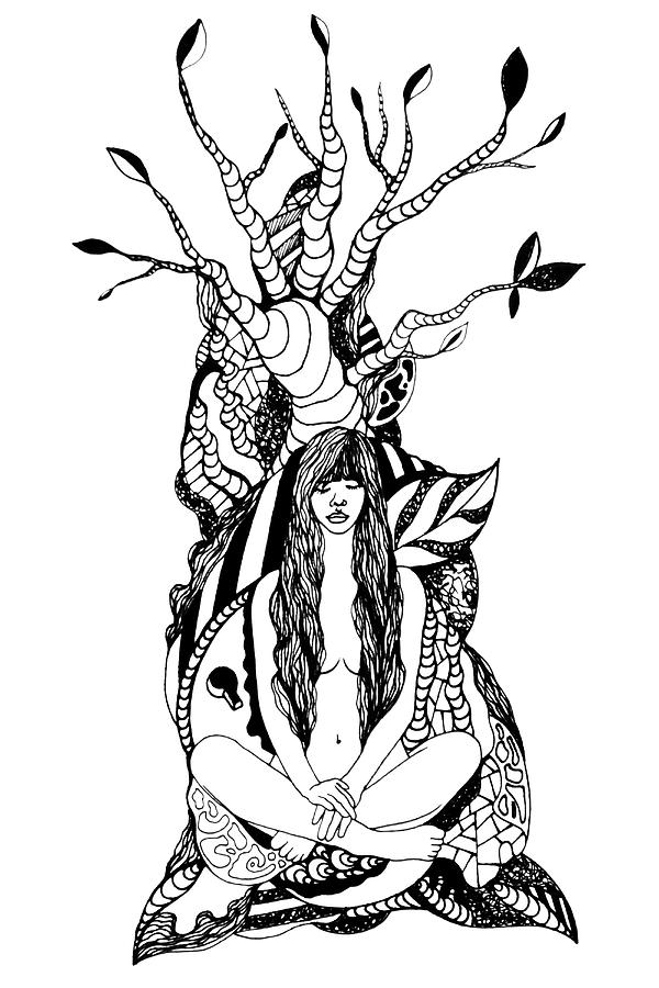 600x900 Deep Thoughts Drawing By Kenal Louis