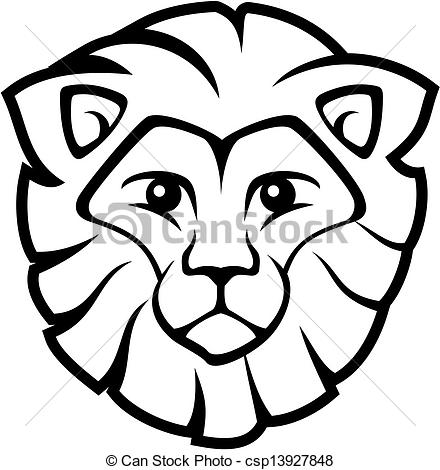 440x470 Gallery Lion Face Drawing Easy,