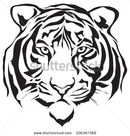 450x470 Siberian Tiger Tattoo Designs Vector Download Tiger Head