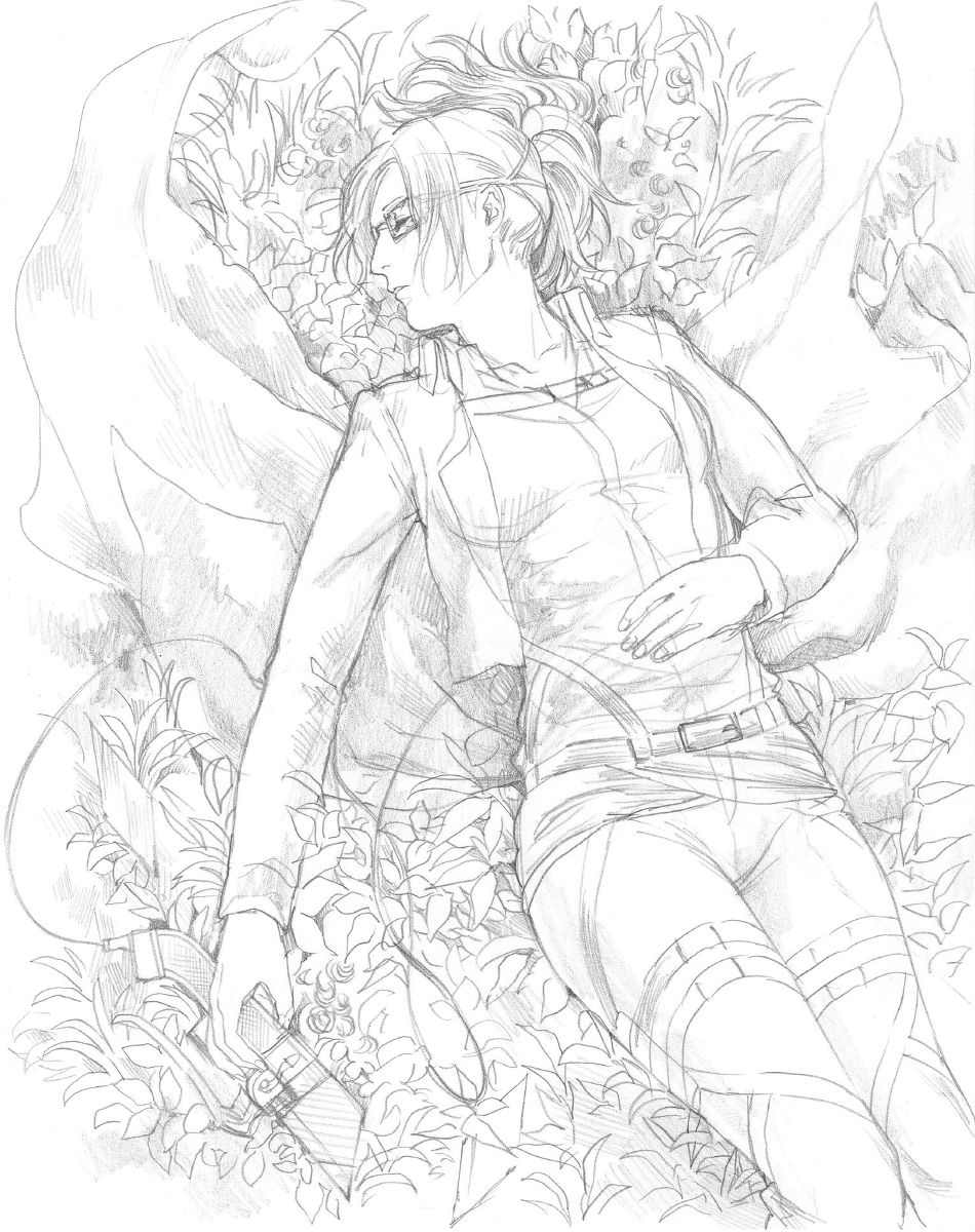 950x1200 Lays There Unconscious While Holding Onto Sword Tightly, Slightly