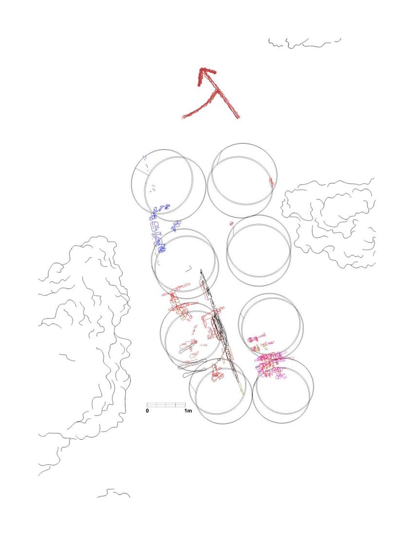 850x1100 Timber Fragments And Iron Anchor From With Column Drums
