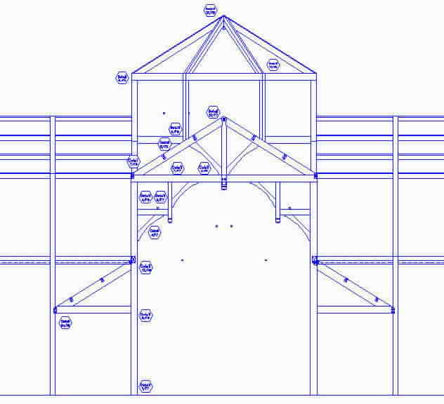 632x576 Timber Frame Connections The Post And Beam