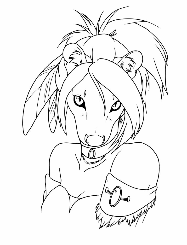 781x1022 Fossa Sketch 1 By Timber Wolf Spirit