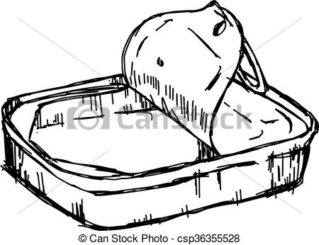 450x346 Illustration Vector Hand Draw Doodles Of Empty Tin Can Vector