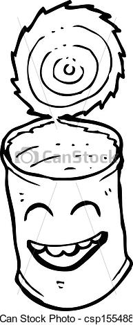 193x470 Cartoon Tin Can Clipart Vector