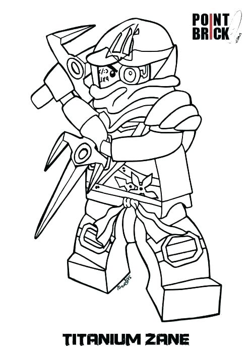 500x707 Ninjago Coloring Pages Colouring Pages Coloring Ninja Com Titanium