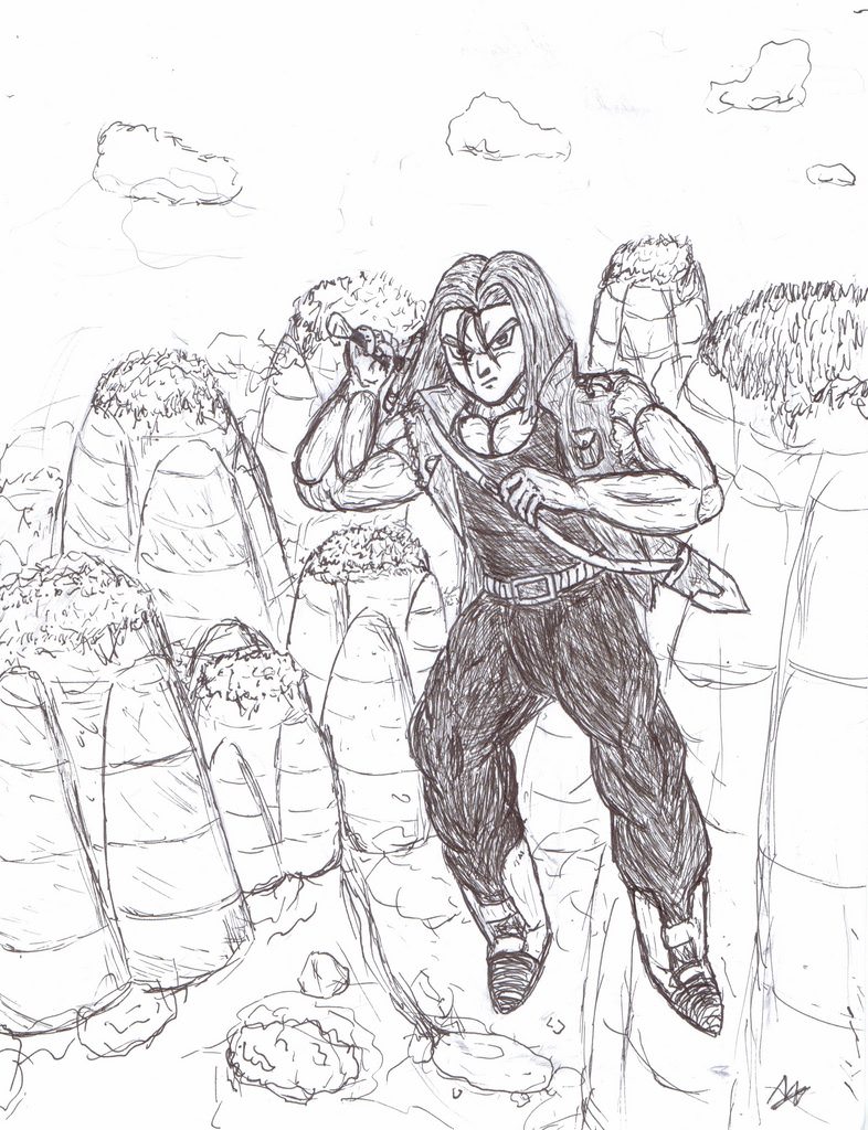 786x1024 I Decided To Draw Future Trunks Today. I Think It Turned Out