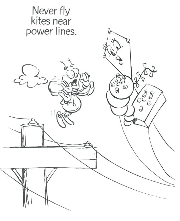 592x727 Safety Coloring Pages Safety Coloring Pages Picture Tornado