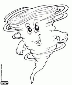 236x275 Tornado Coloring Page Three Names Safety, Pre