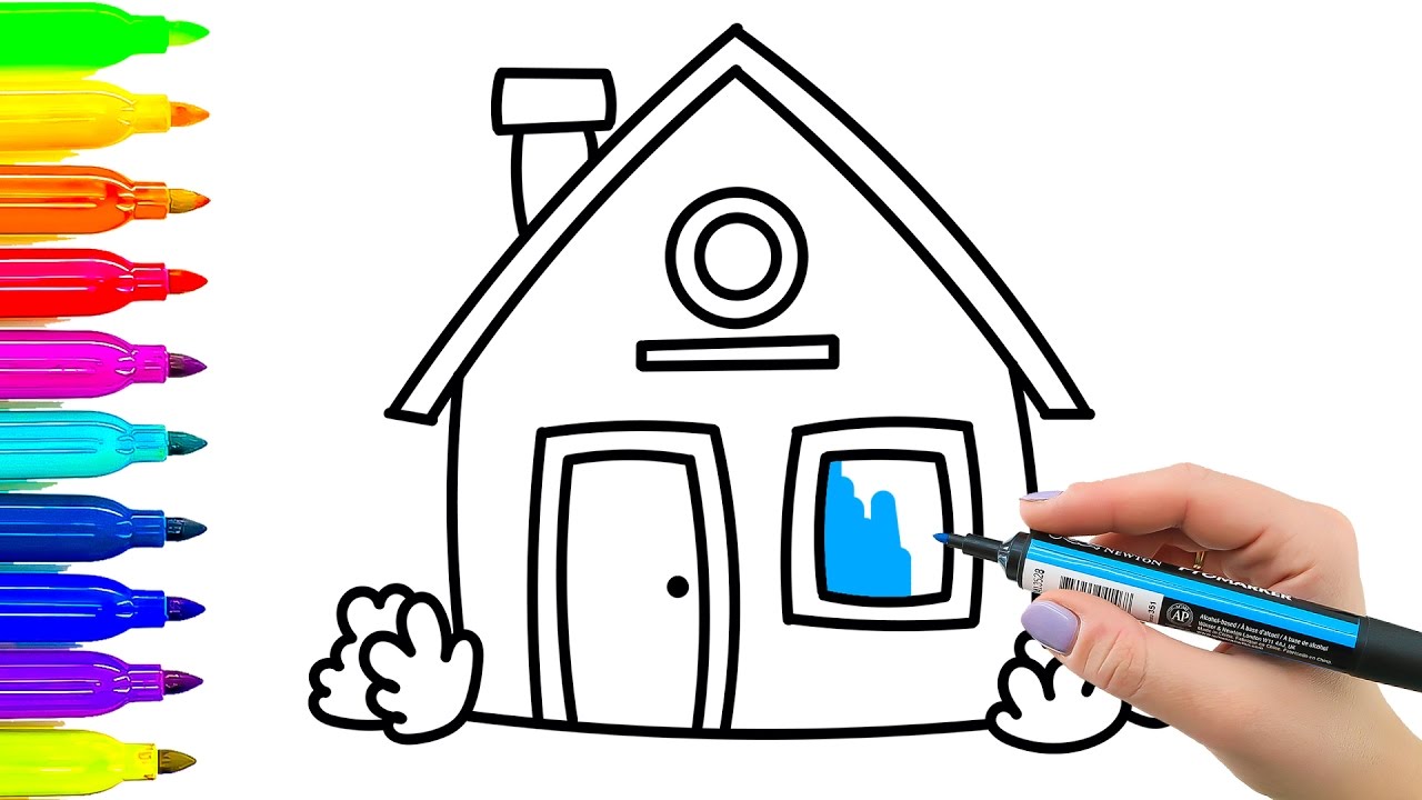 1280x720 Love Colourings For Kids Simple Example Colour