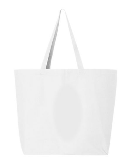 448x560 Q Tees Jumbo Heavy Canvas Tote Bag. Q600