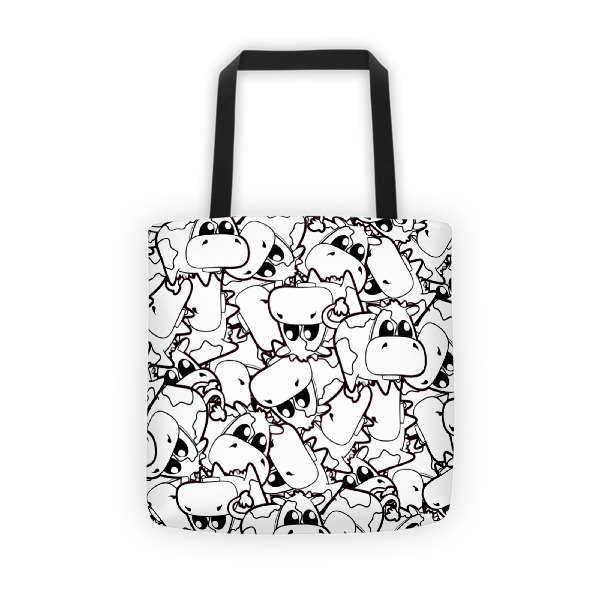 600x600 Cow Diy Coloring Tote Bag Harpy Games
