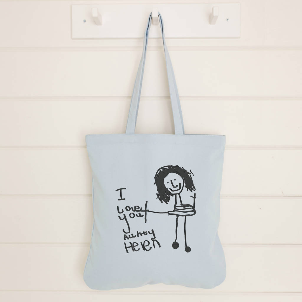 1024x1024 Personalised Bag With Your Child's Drawing By Lukedrewthis