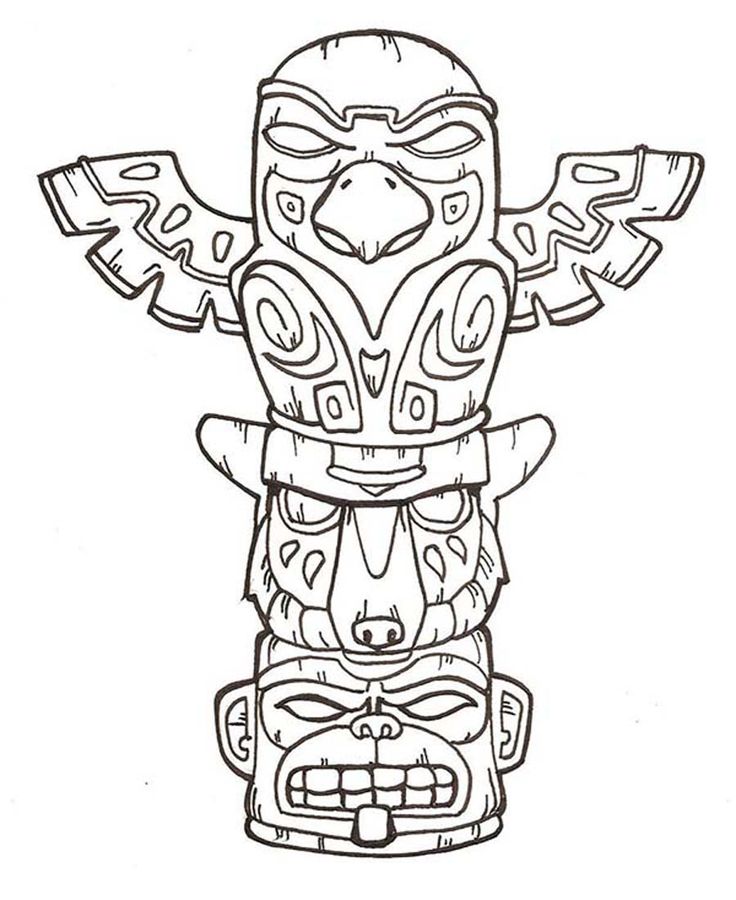 736x900 The 11 Best Totem Poles Images On Drawing Tutorials