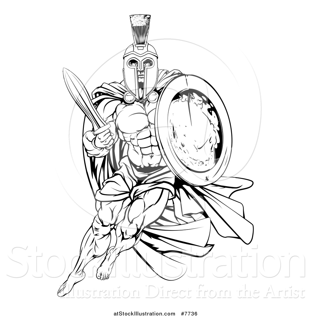 1024x1044 Destiny Spartan Warrior Coloring Pages Vector Illustration