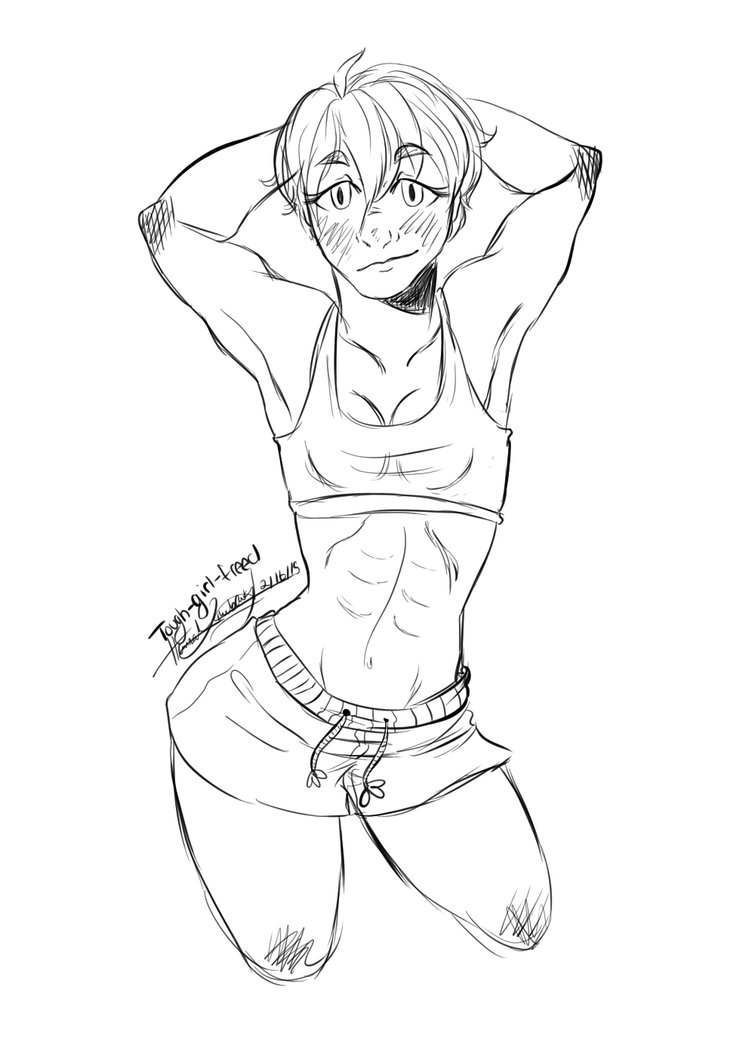 755x1057 Random Anatomy Sketch 2 By Tough Girl Freed