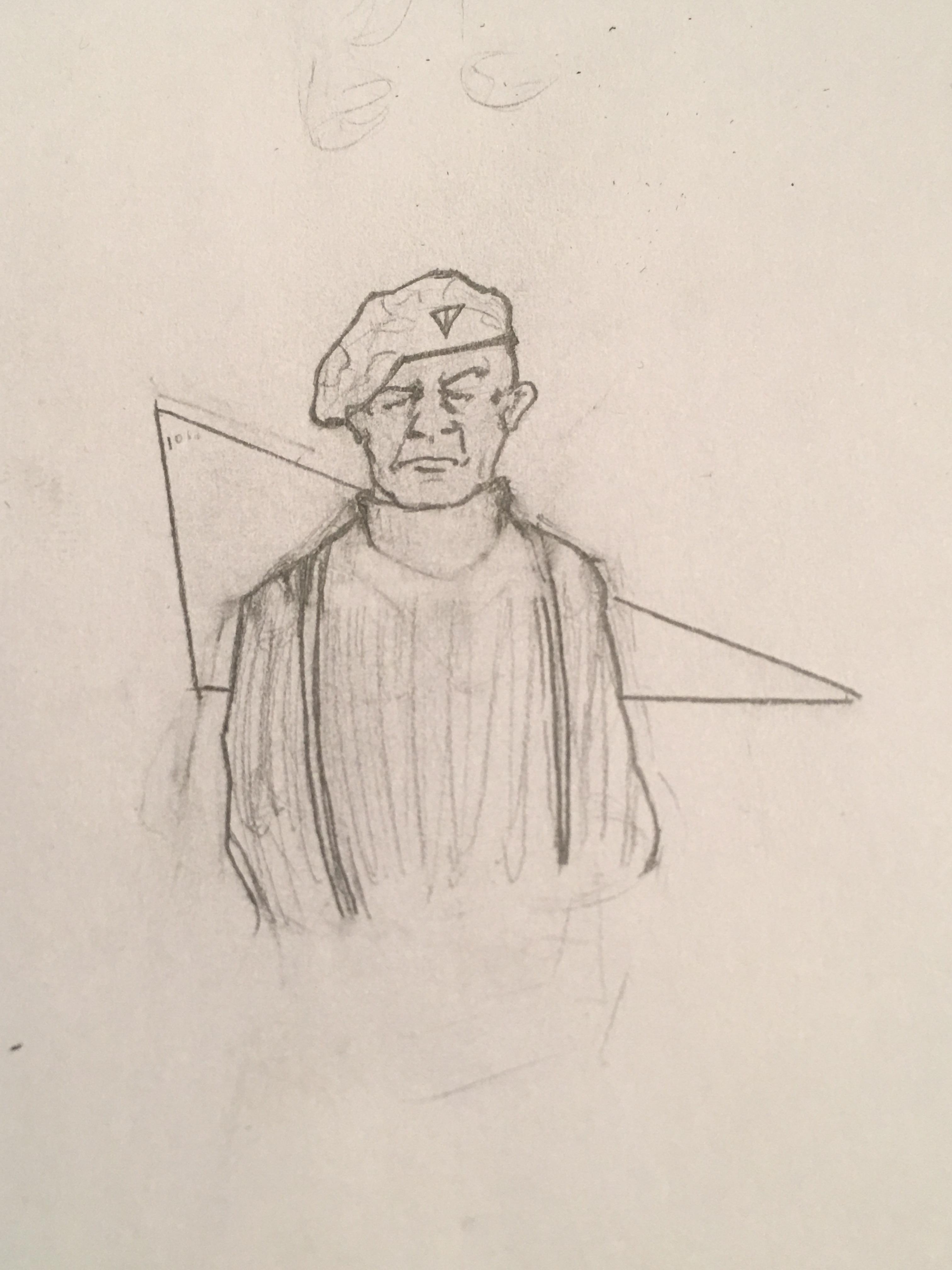 3024x4032 Drawing A Tough Guy. Would Appreciate Any Advice On How To Improve