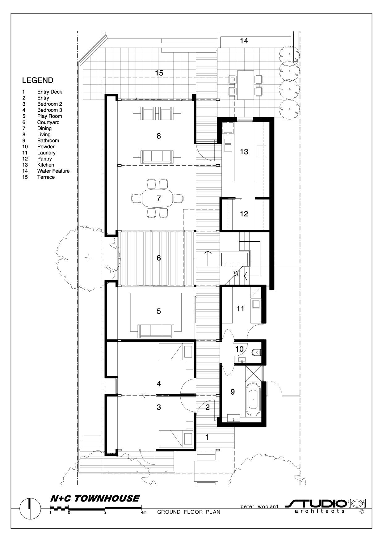1240x1754 Gallery Of N c Townhouse Studio101 Architects