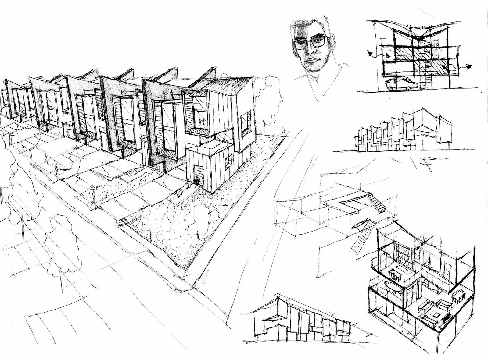 1600x1162 Thinking Architecture Through The Sketch Townhouse
