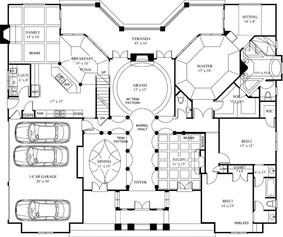 956x800 Townhouse Floor Plan Luxury