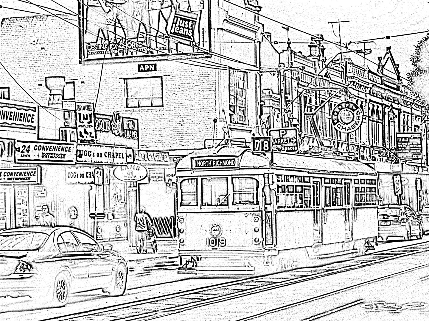 1440x1080 Classic Melbourne Tram
