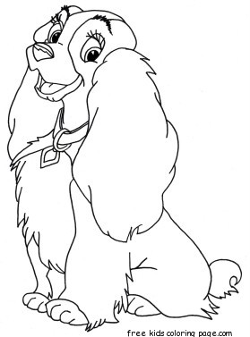 279x377 Lady And The Tramp Coloring Pages