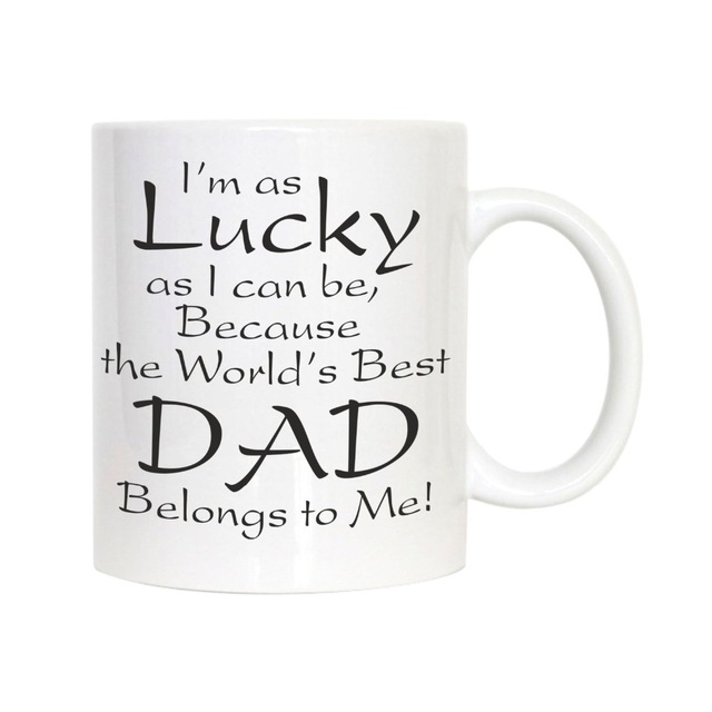 640x640 Dad Coffee Mug I Am As Lucky As I Can Be Coffee Mugs Travel Mugs