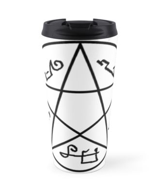 326x400 Supernatural Devils Trap Symbol Travel Mugs By Winkham Redbubble
