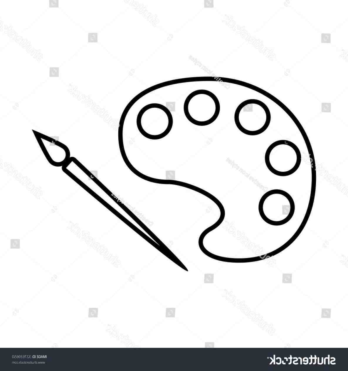 1185x1264 Plastic Drawing Tray Color Palette Clipart Painting Tool Pencil