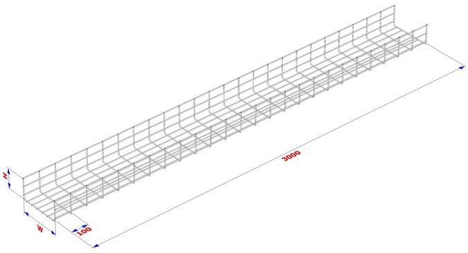 676x366 Wire Mesh Tray